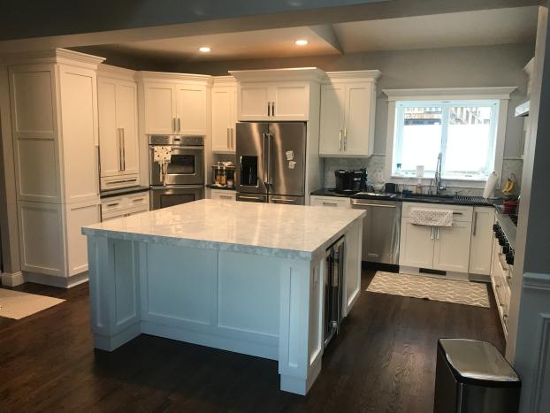After a completed cabinetry contractor project in the area